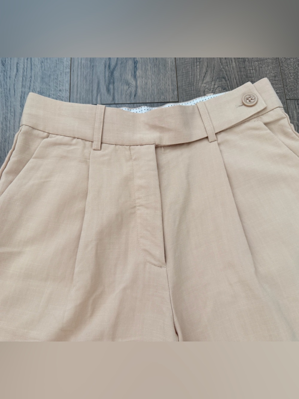 Truth by republic Classic Wide Leg Cream Women's Pants - Picture 4 of 11